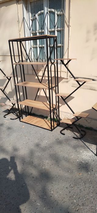 Книжни ЛОФТ СТОЛ ВА полка Стилажлар оптом ва донага. Ишлаб чиқарувчида