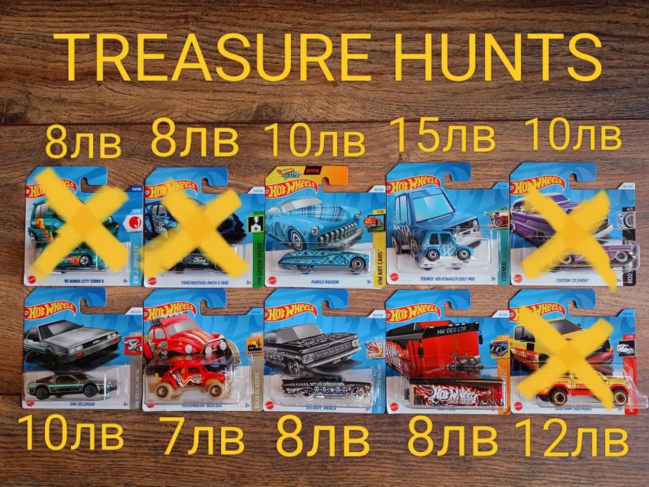 Колички Hot Wheels & Matchbox