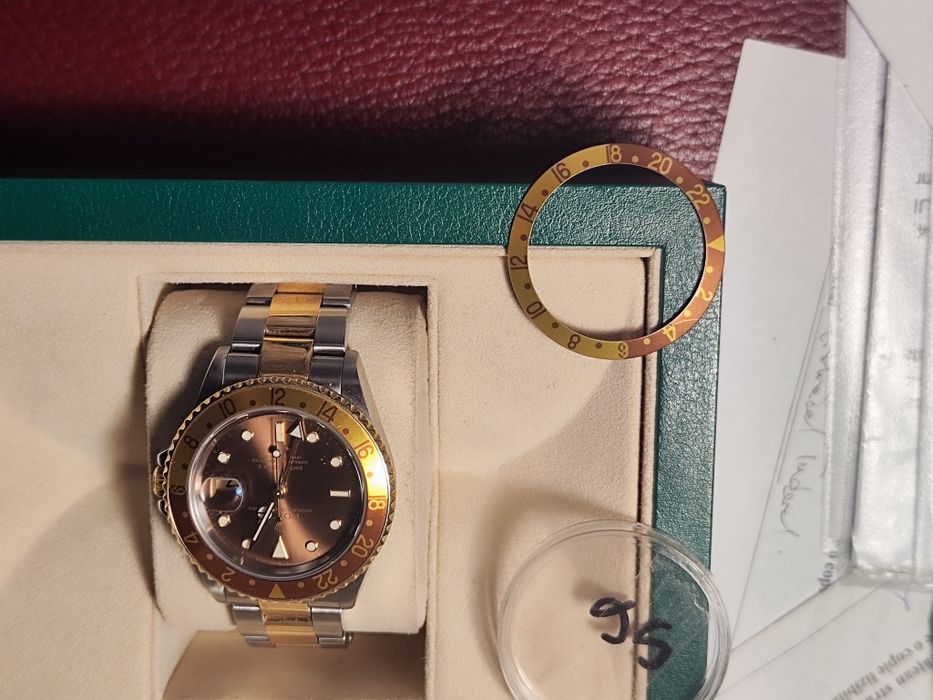 Rolex GMT Master II 16713T "Rootbeer" ss/18k