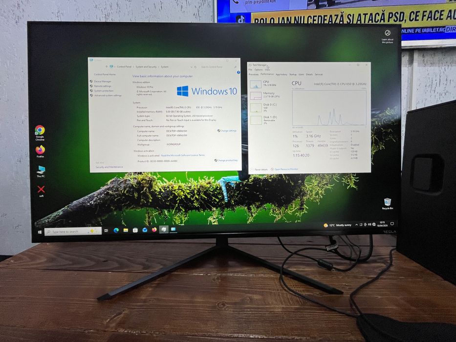 Unitate i5 8gb ram ssd office media gata de folosit completa