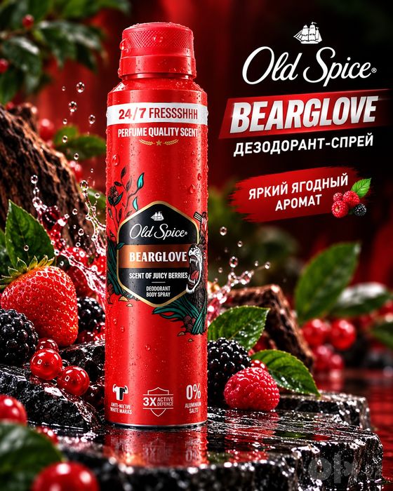 Оригинальный мужской набор Old Spice (4 шт) — НОВЫЙ!
