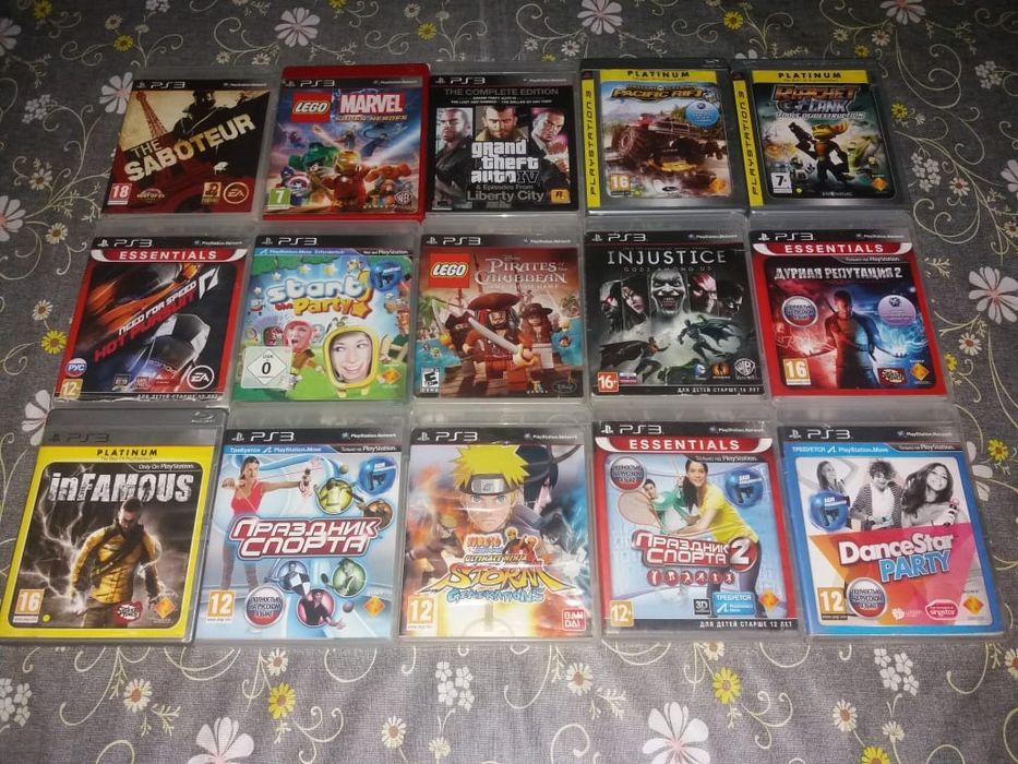 Игры ПС3 диски лицензионные