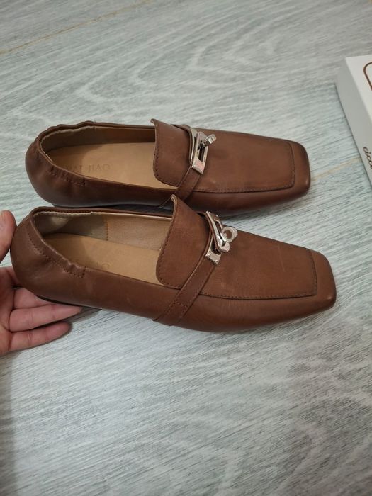 Новый лофер кожаный