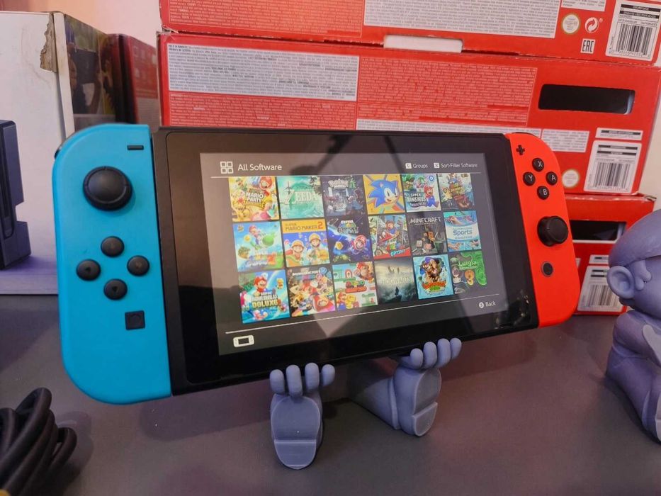 Nintendo Switch - 128 GB, с emuNAND, Android, Hekate и Atmosphere