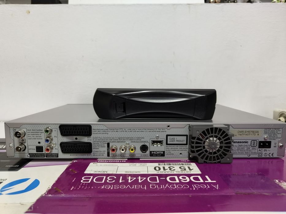 DVD Recorder Panasonic DMR EH 575 EGS HDMI Hdd 160 gb