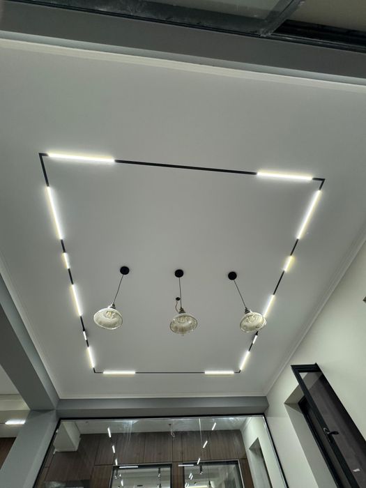 Натяжные потолки от 1500 теңге.