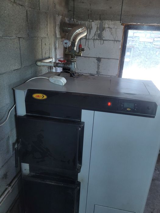 Centrala peleti sau lemne  combo Abc  de 40 kw