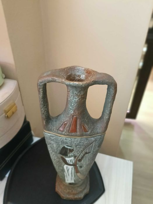 Италианска керамика ваза  Египет Bresciani ARCO Gardasee