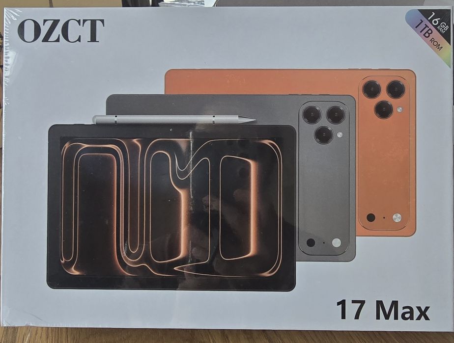 Новый планшет с чехлом, ручкой, мышкой, клавиатурой, наушники