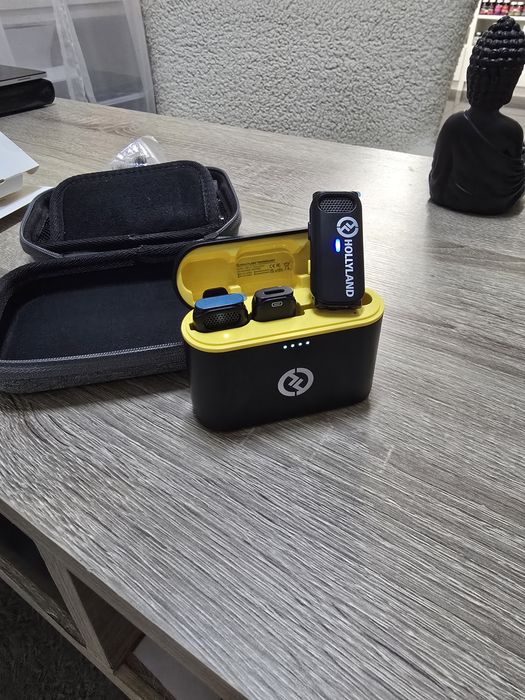 Sistem Microfoane Wireless Hollyland Lark C1 Duo - iPhone (Lightning)