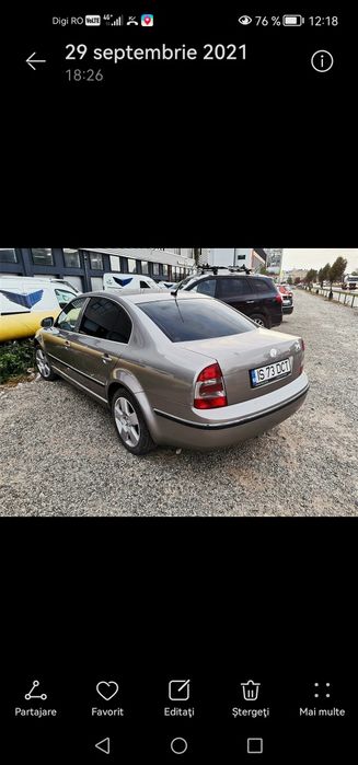 Piese motor cutie viteze turbina injectoare compresor AC Alternator electromotor skoda superb 1 BPZ și  BSS
