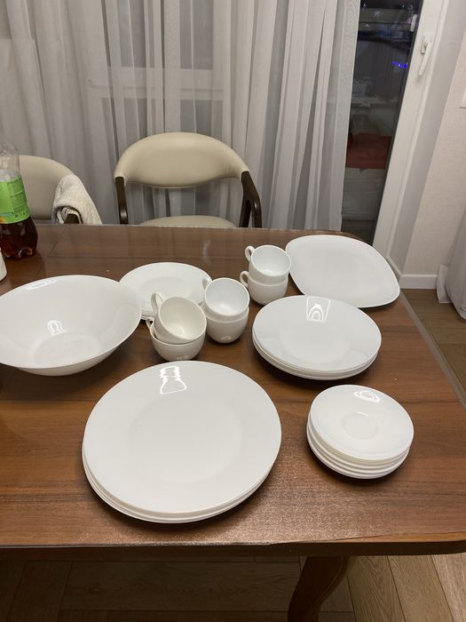 Luminarc  Белый чайно столовый сервиз