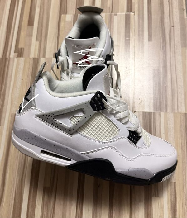 jordan 4 white cement