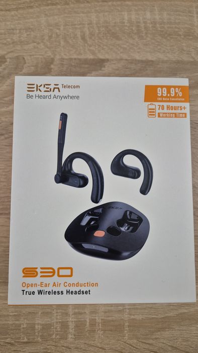 Casti Wireless EKSA Telecom S30 - Open-Ear, 70 ore autonomie