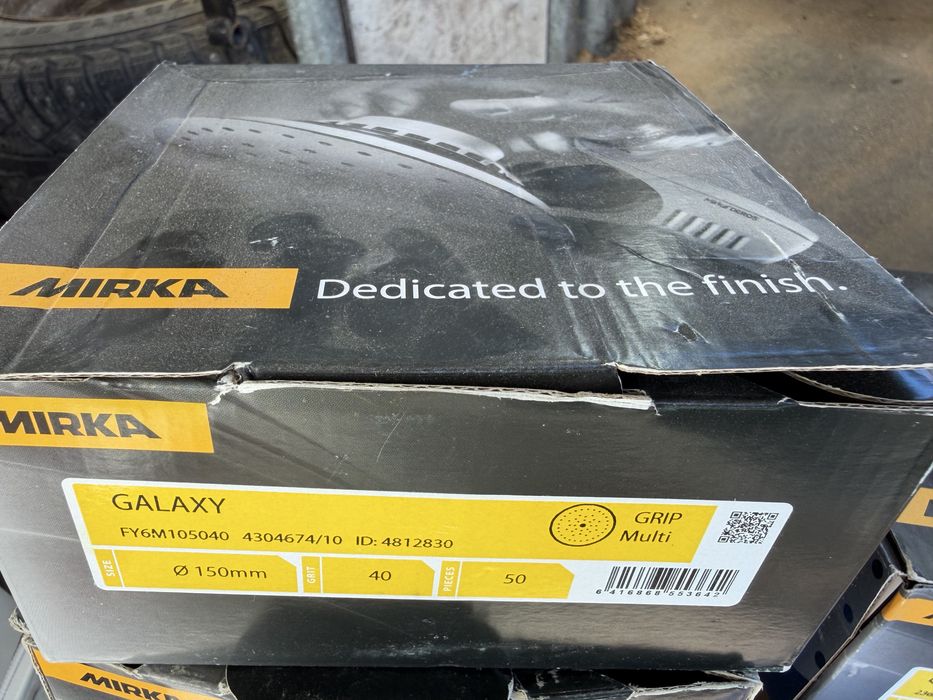 Авто шкурки Mirka Gold Galaxy 150мм професионални шкурки дискове P40 P80 P120 P320