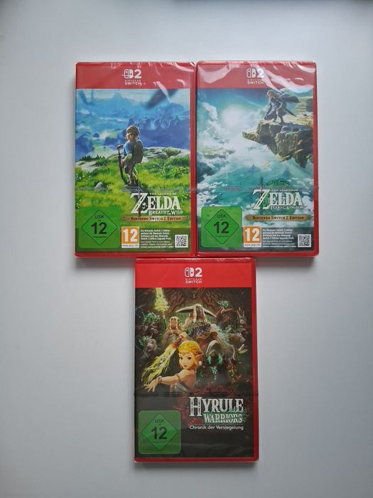 Zelda Breath of Wild Tears Kingdom Hyrule Warriors Nintendo Switch 2
