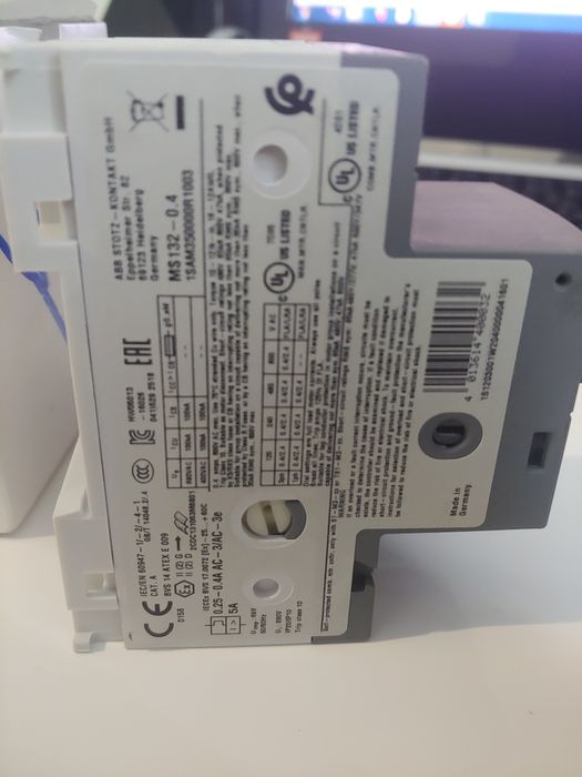 ABB 1SAM350000R1003 MS132-0.4 Ручной пускатель