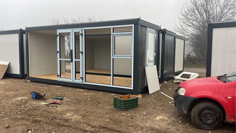 Container birou containere vitrina fast food santier depozitare paza