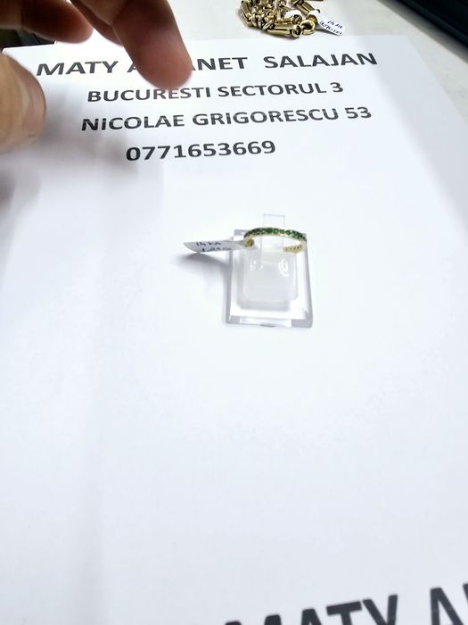 Vand inel dama din aur 14 k 1.21 g cod 306