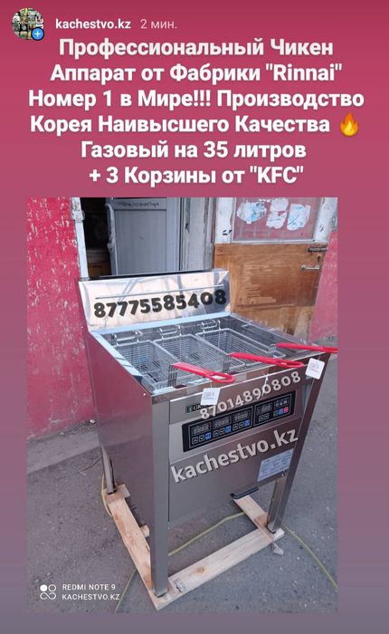 Новый Чикен Аппарат Grand от Фабрики Rinnai Риннай в Упаковке Гранд
