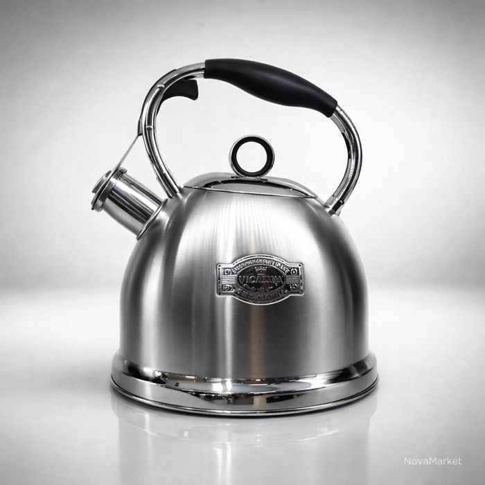 Чайник Vikalina из нержавеющей стали, 3.2 л