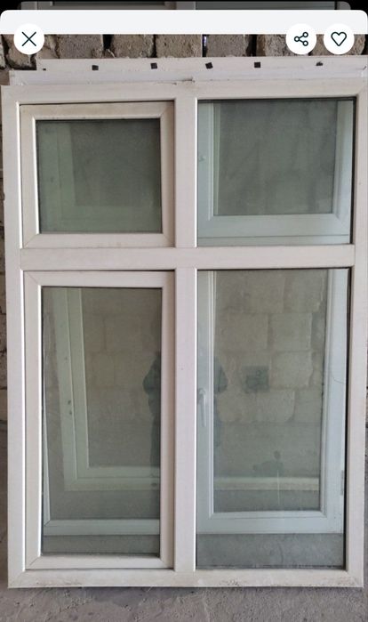 AKFA PLAST Деразалар. холатлари зур ранги ок. 5 дона бор. Нархи арзон