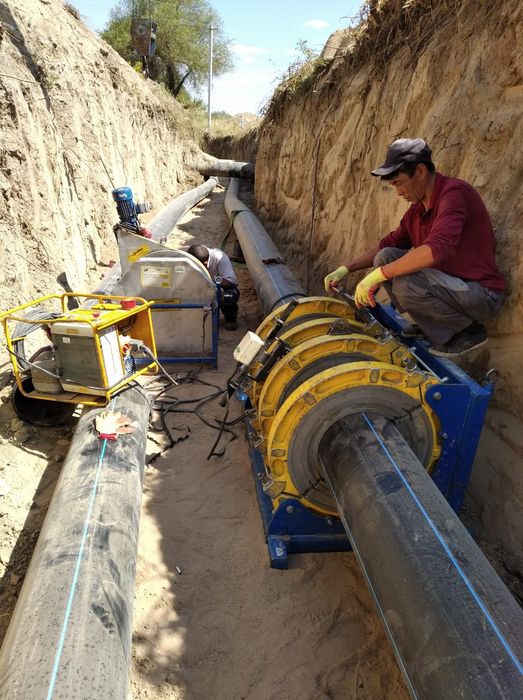 Пайка полиэтиленовых труб