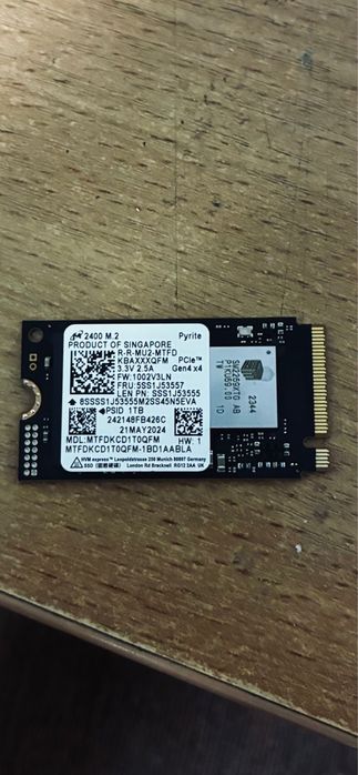 Продам SSD Micron 2400 на 1 ТВ