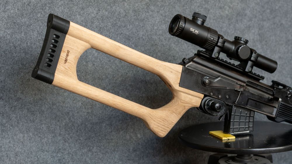 Приклад за фрезована цевна кутия SLR AK платформа