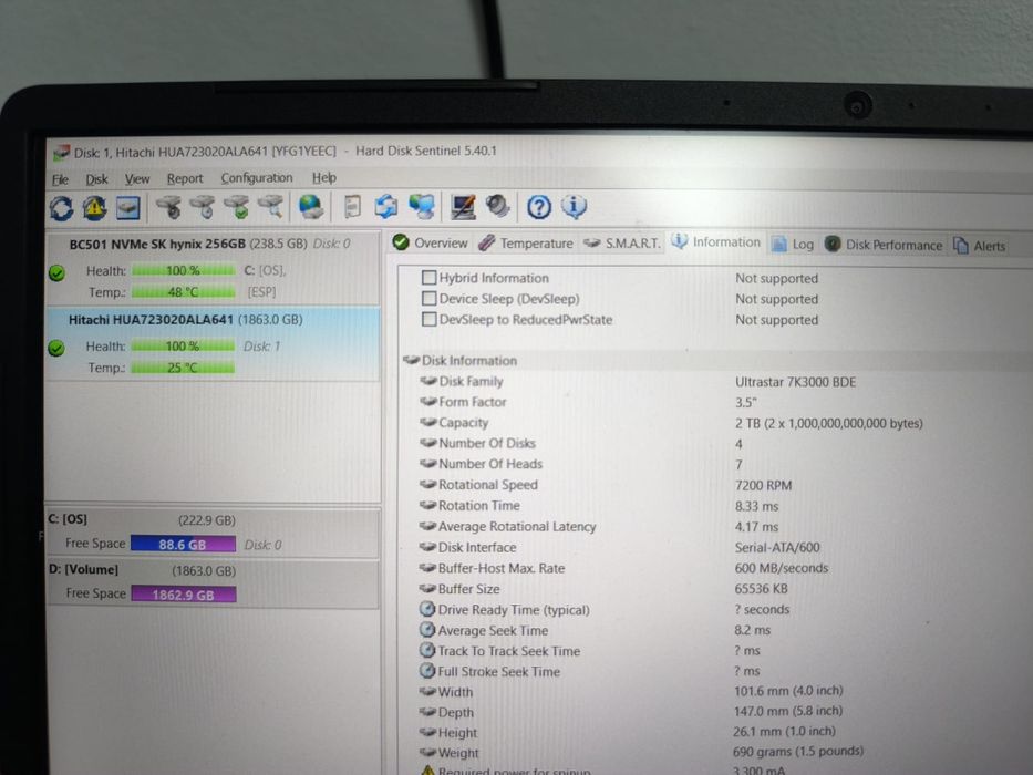 Hdd extern 2TB 7200rpm usb3.0
