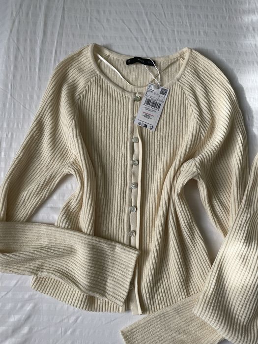 Set tricotat bluza/fusta Mango nou cu eticheta