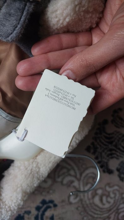 Brunello Cucinelli Italiya brendi Kashmir astarli Kurtka