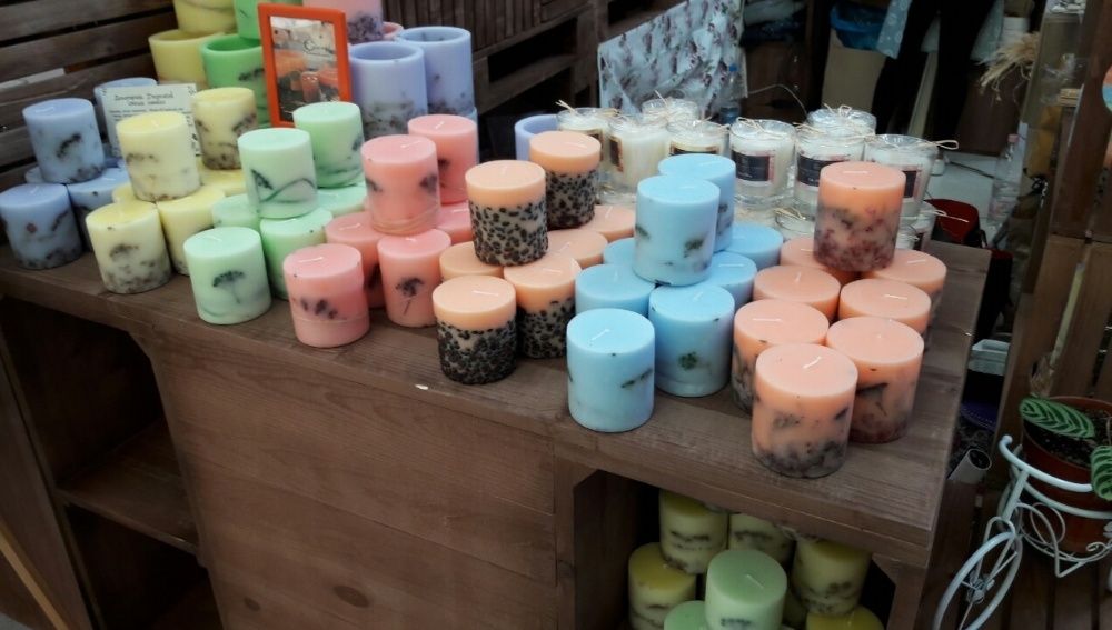 Щанд за био козметика