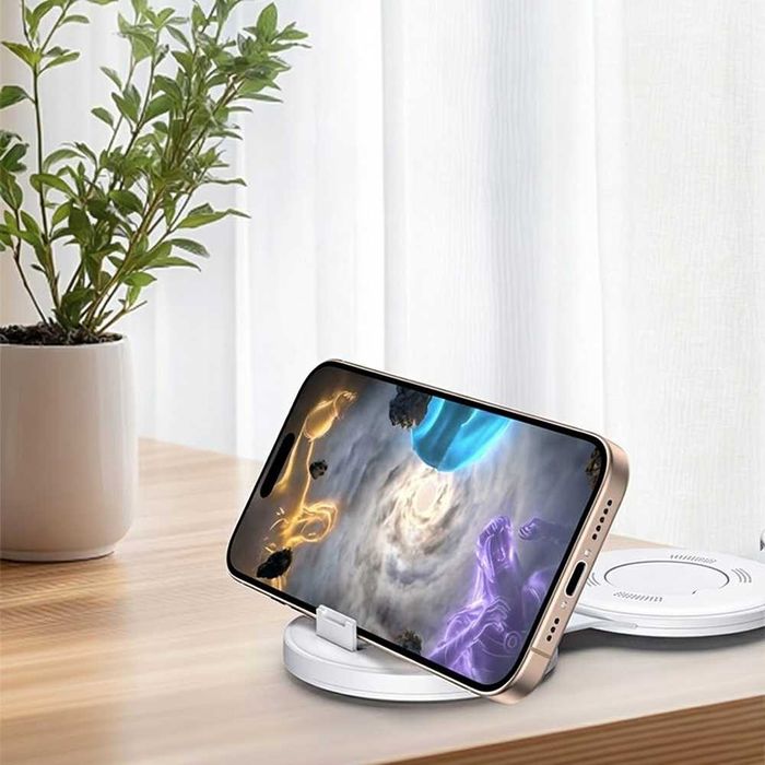 Yesido Безжична зарядна станция 5в1 (DS29) за iPhone, AirPods, Apple Watch