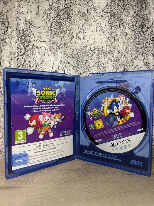 Sonic Origins Plus PS5 - използвана веднъж, кутия с лек дефект