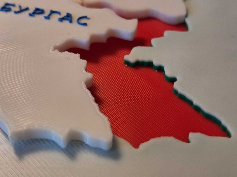 3D Пъзел Карта на България – 28 области