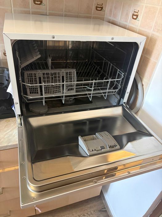 Masina de spalat vase compacta Bosch SKS51E22EU, 6 Seturi, 5 Programe, 55 cm, Clasa A+, Alb