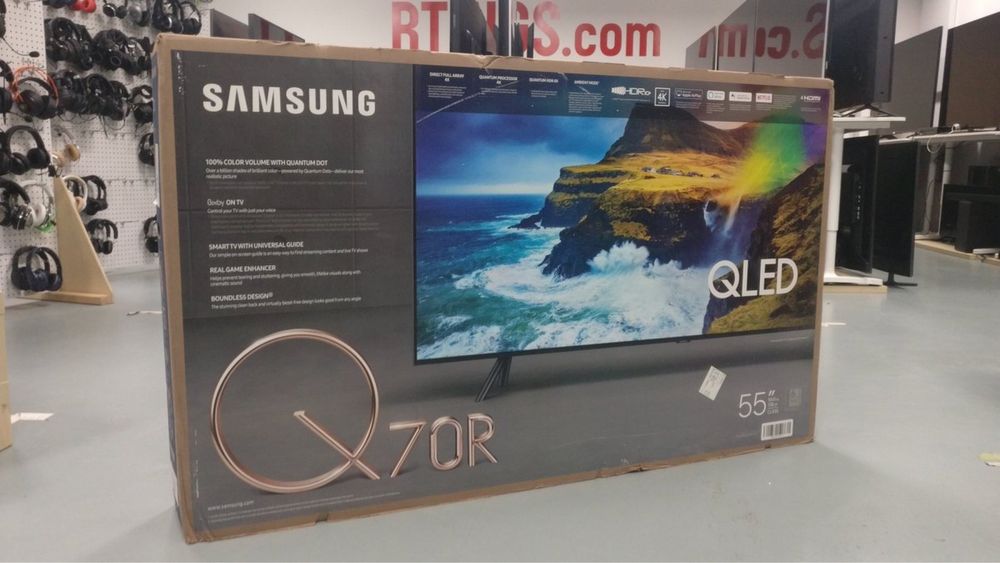 Televizor Samsung Qled 55 VA Q70RAT 120hz Full Array local dimming