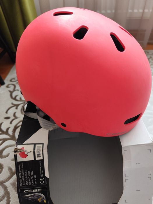 Casca de protecție Wheelie Matt Pink  Powder