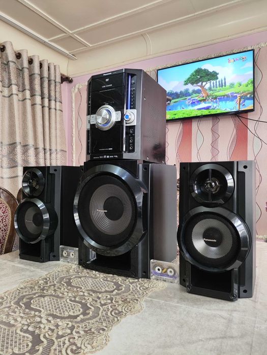 Orginal malaysia panasonic 2.1 subwooferli bass bomba