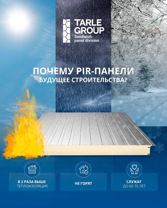 Sandvich panel | PIR | Сэндвич панели