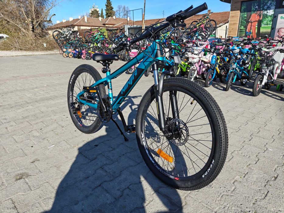 BG Алуминиев велосипед 24" NINJA син