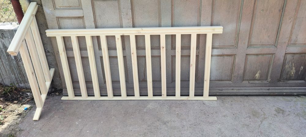 Дървен парапет по размер