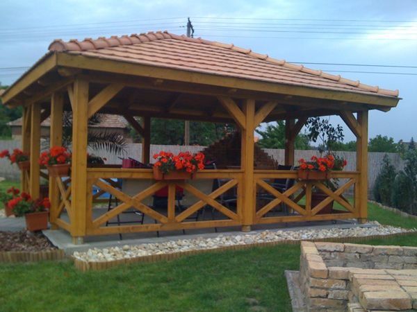 Terase pergole foișoare din lemn