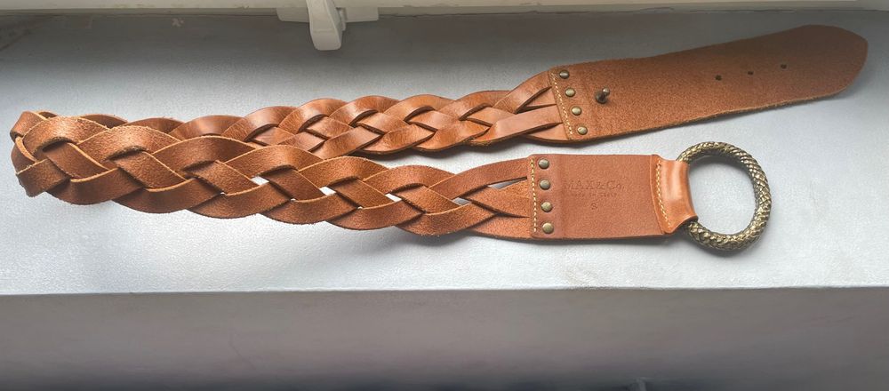 Колан max & co max&co естествена кожа