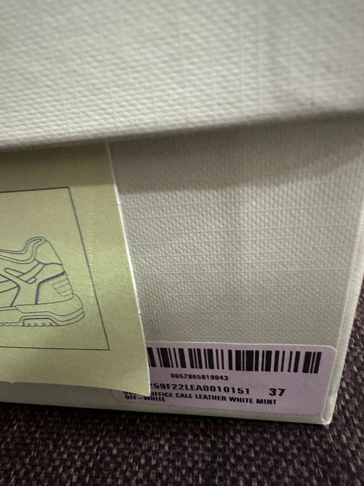 OFF-White Out Of Office Low Mint Green