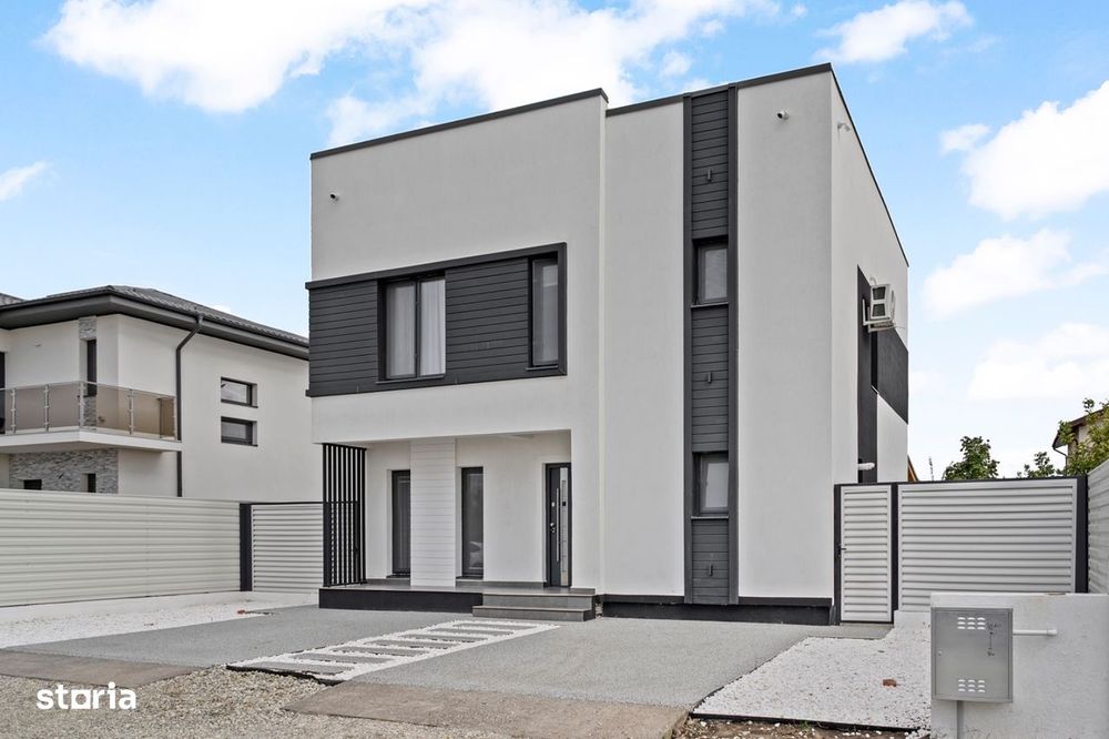 Casa individuala ~ P+1E+POD ~ 5 camere - 3 bai ~ 444 teren ~