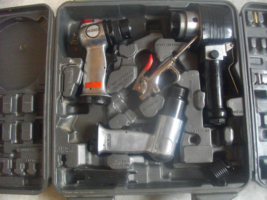 Ел.Шлифовалка САЩ DREMEL/4 бр. К-т Пневматични Машини/WAGNER Ел. длето