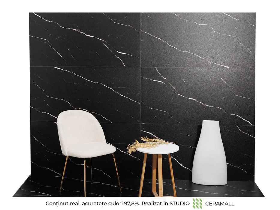 Gresie 26058 60x120 Black Gliter