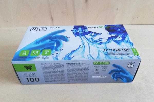 БЕЗПЛАТНА ДОСТАВКА! Нитрилни Сини Еднократни Ръкавици Нитрил